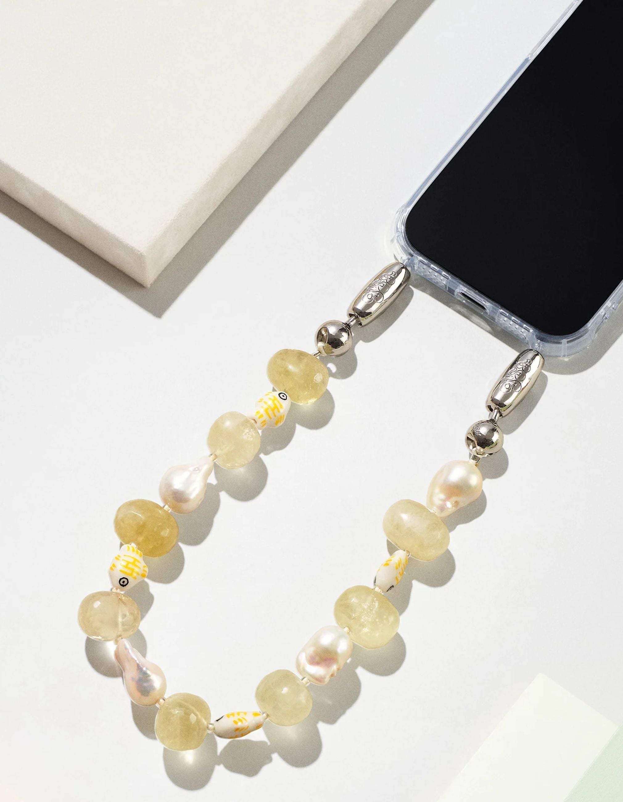Baroque Pearl and Stone Wristlet