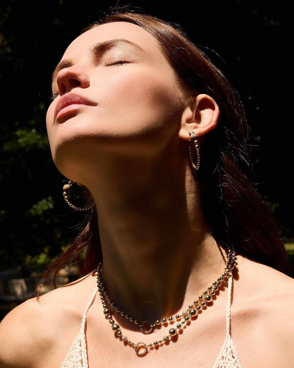 Beaded Hoop by Eden Presley - At Present Jewelry