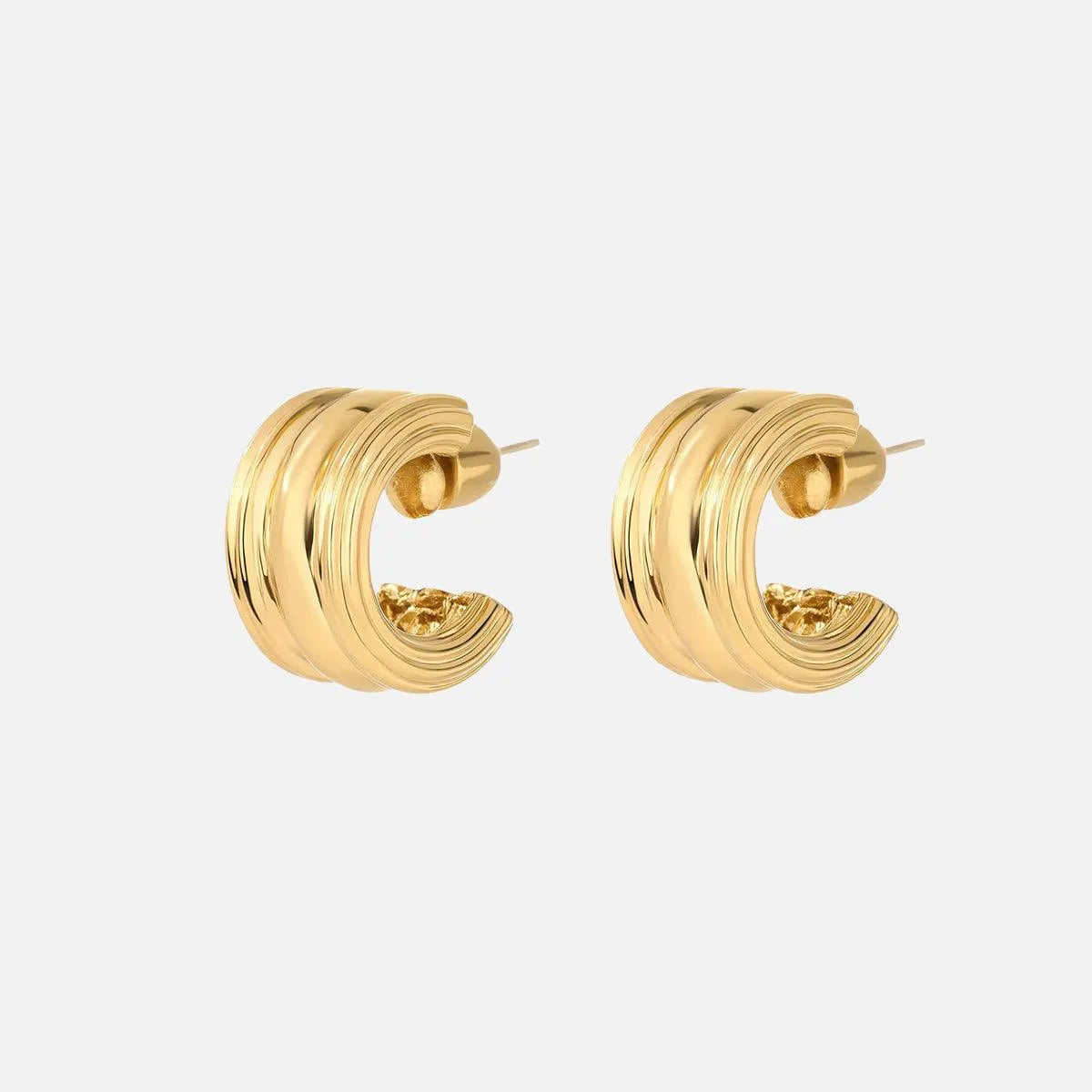 Baby Triple Hoop Earring by Christina Caruso - At Present Jewelry