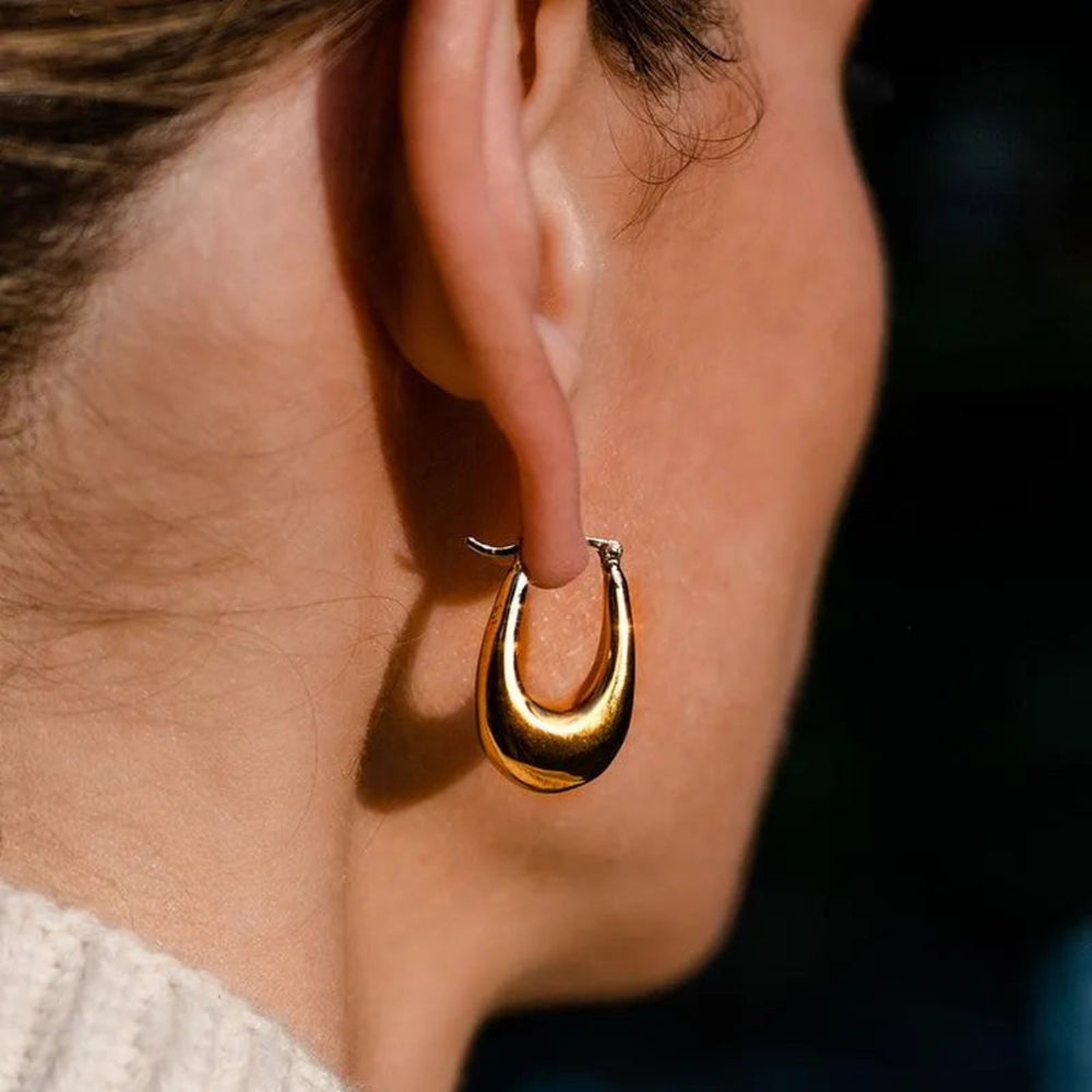 Thick Hoop by Christina Caruso - At Present Jewelry