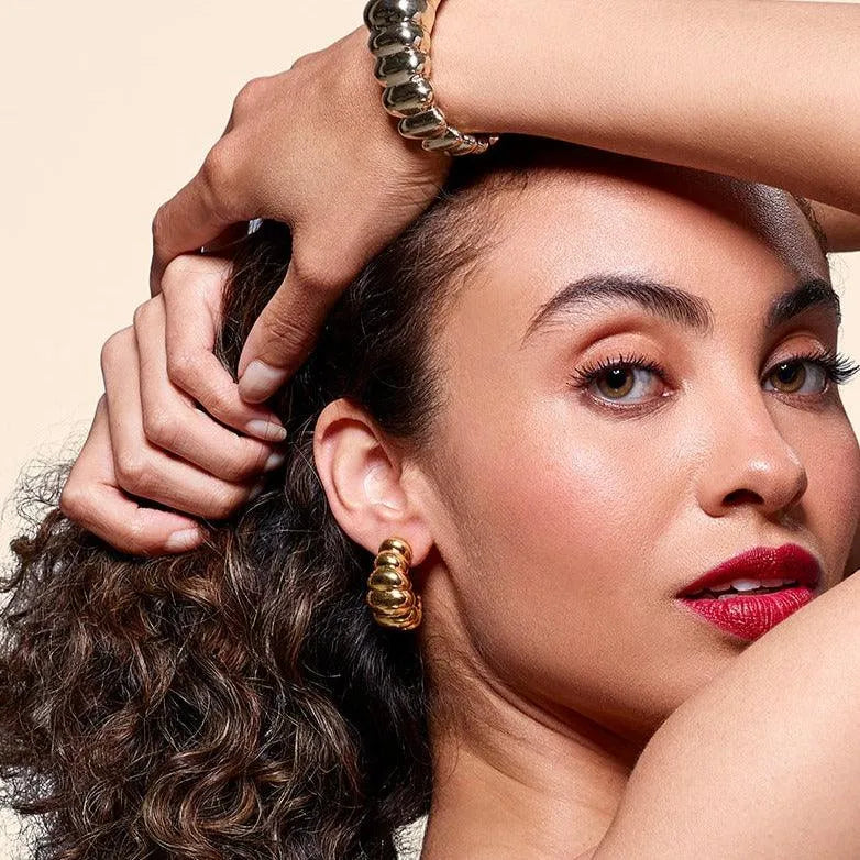 Tufted Earring by Christina Caruso - At Present Jewelry