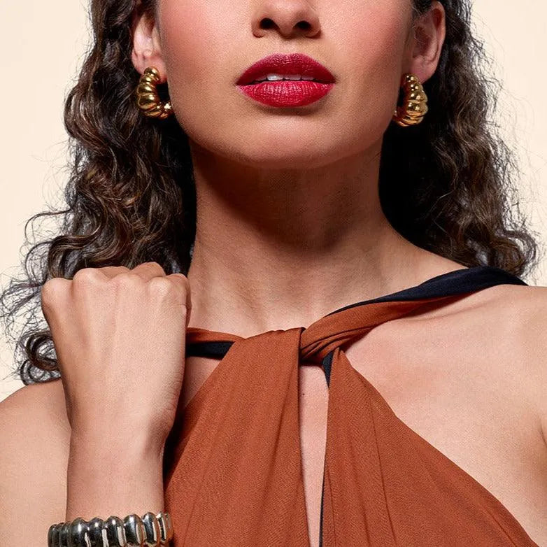 Tufted Earring by Christina Caruso - At Present Jewelry