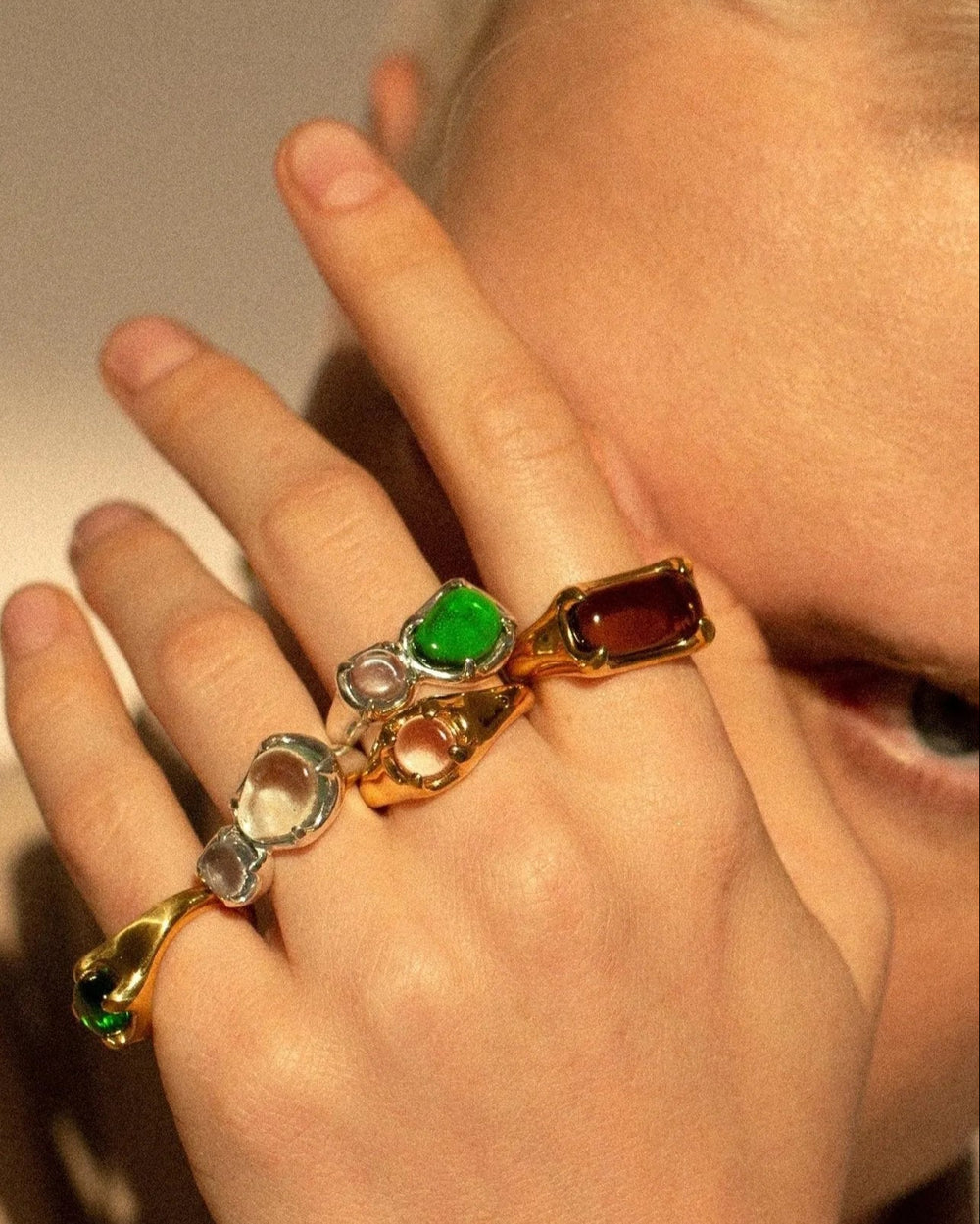 Duo Beam Ring by CLED - At Present Jewelry