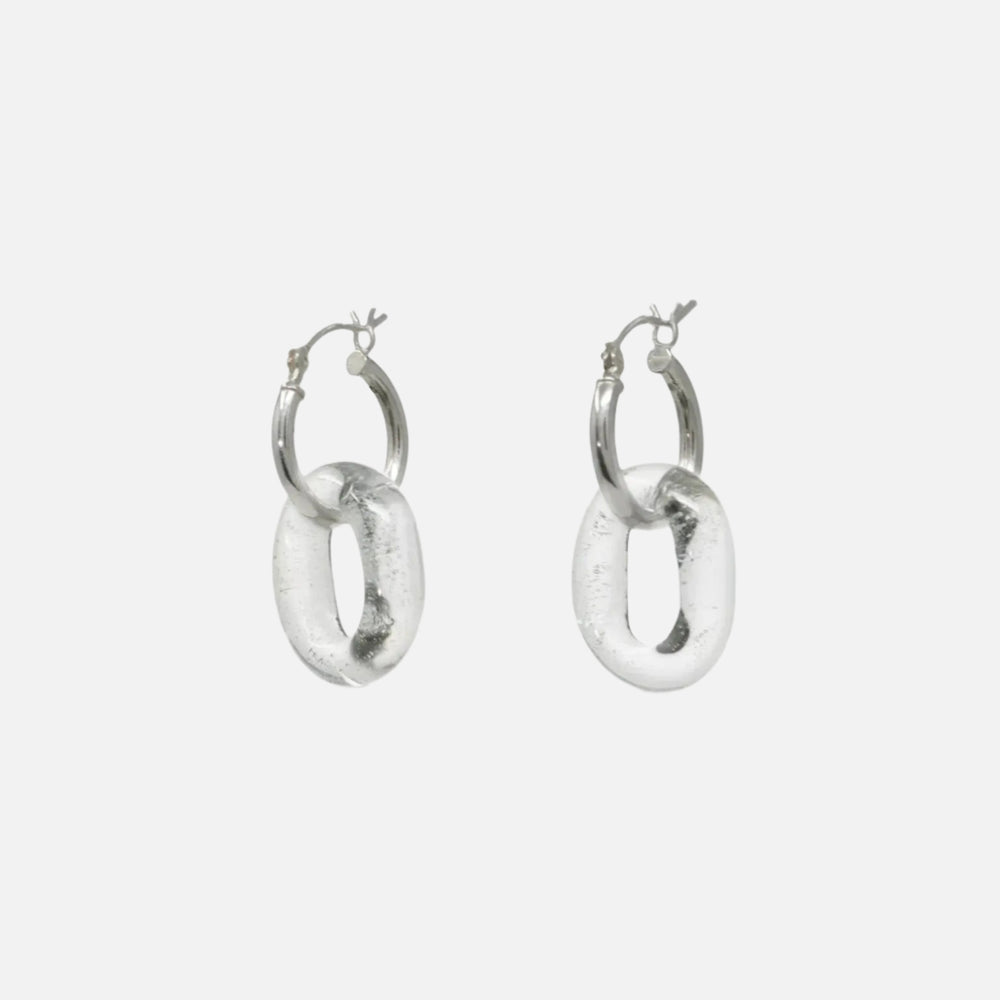 In The Loop Hoops, Small by CLED - At Present Jewelry