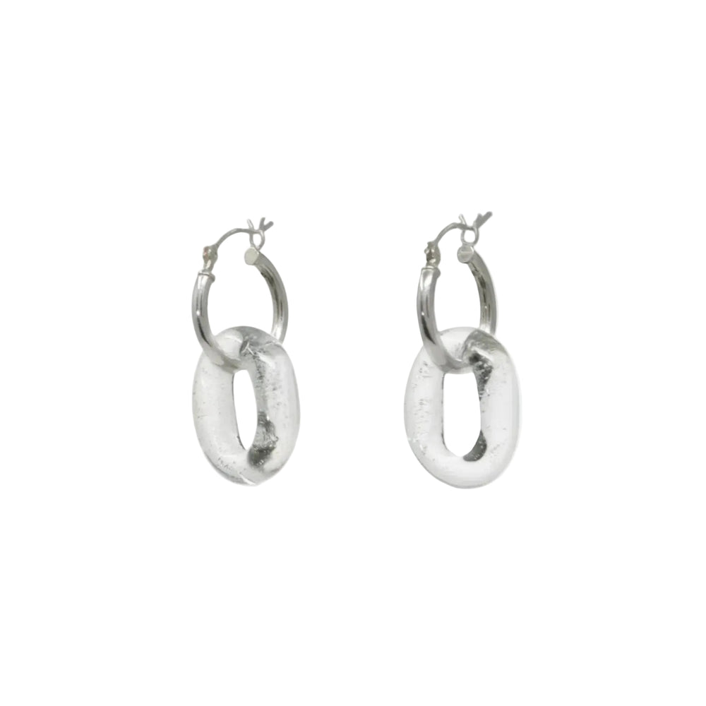 In The Loop Hoops, Small by CLED - At Present Jewelry