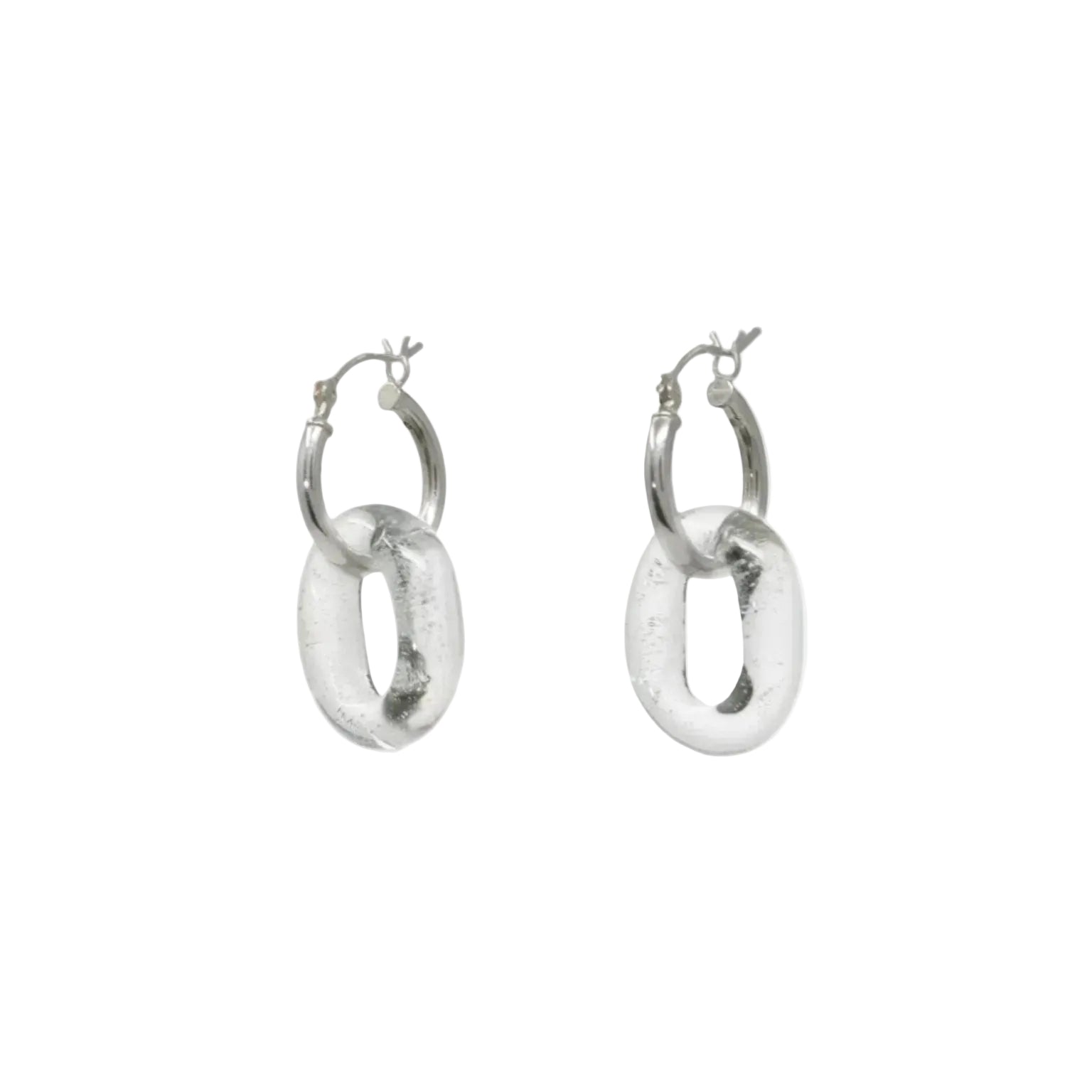 In The Loop Hoops, Small by CLED - At Present Jewelry