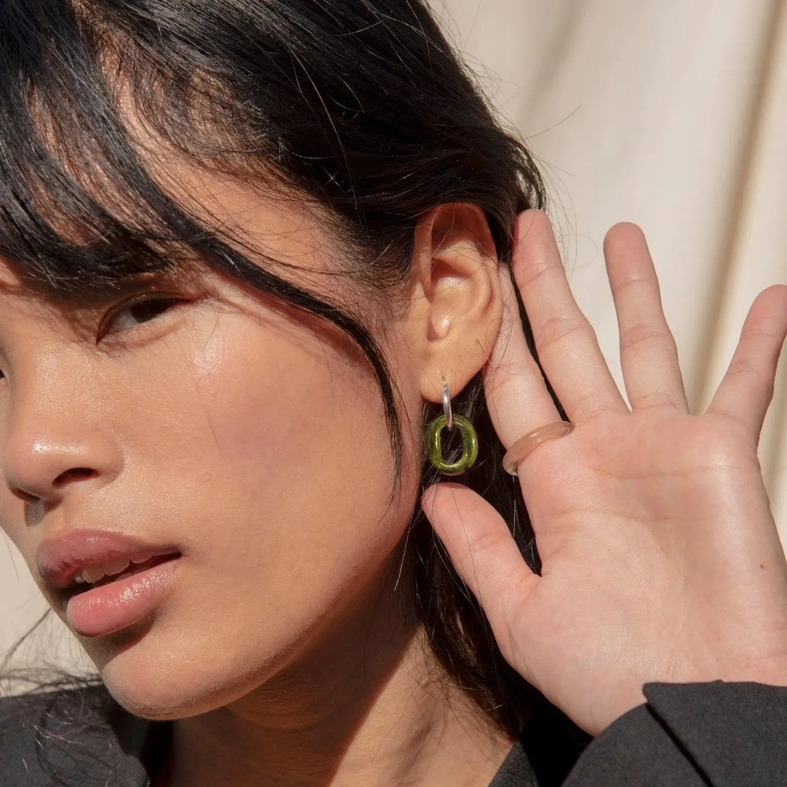 In The Loop Hoops, Small by CLED - At Present Jewelry