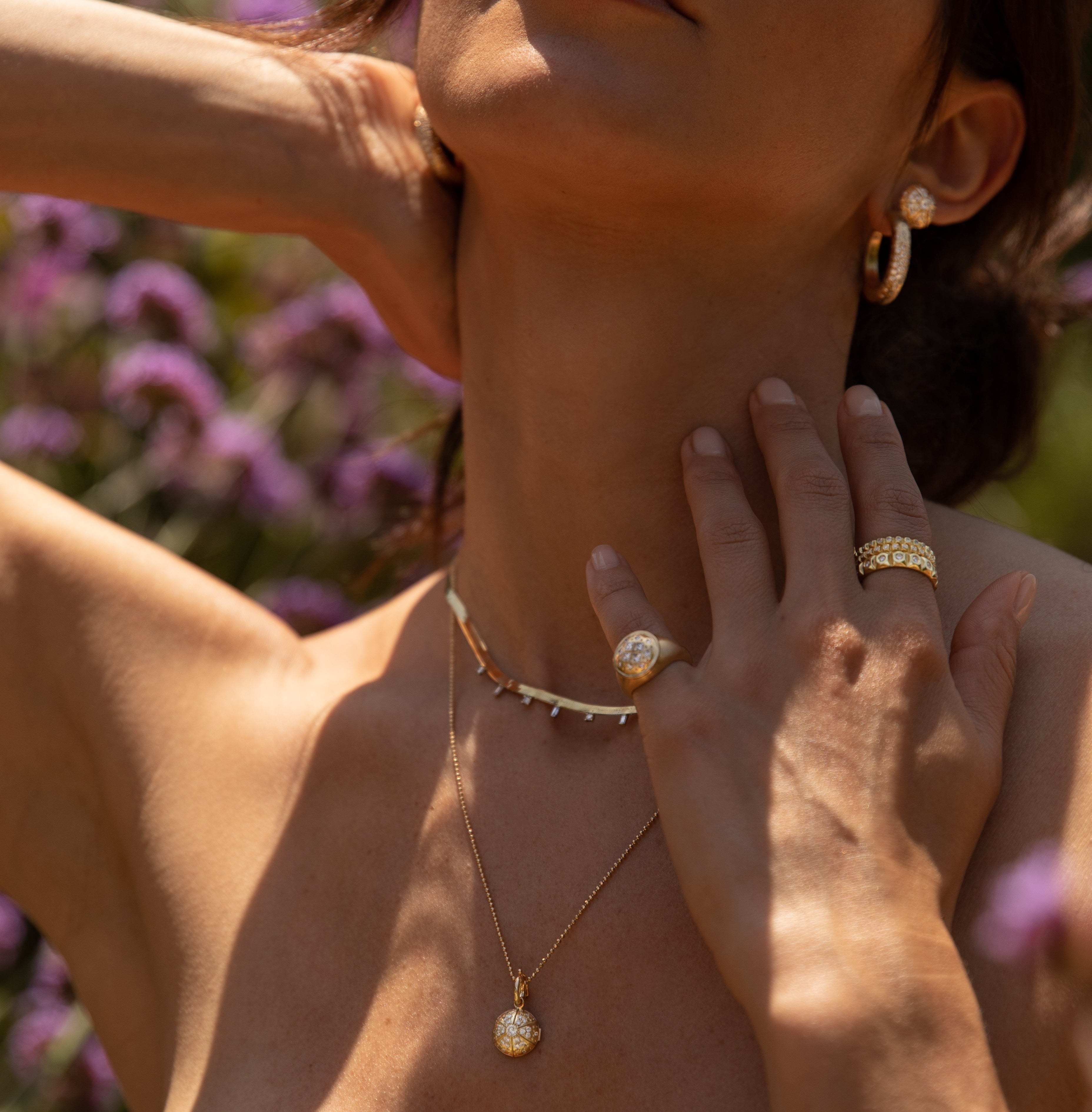 Diamond Pinky Ring by Meredith Young - At Present Jewelry