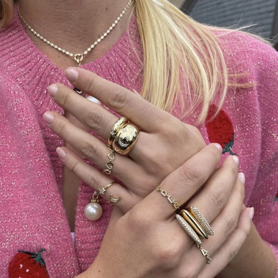 Celeste Dome Ring by Eden Presley - At Present Jewelry