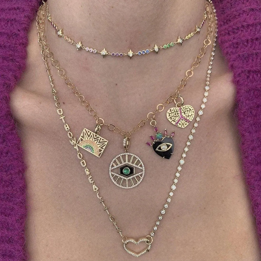 Here Comes the Sun Pendant by Eden Presley - At Present Jewelry