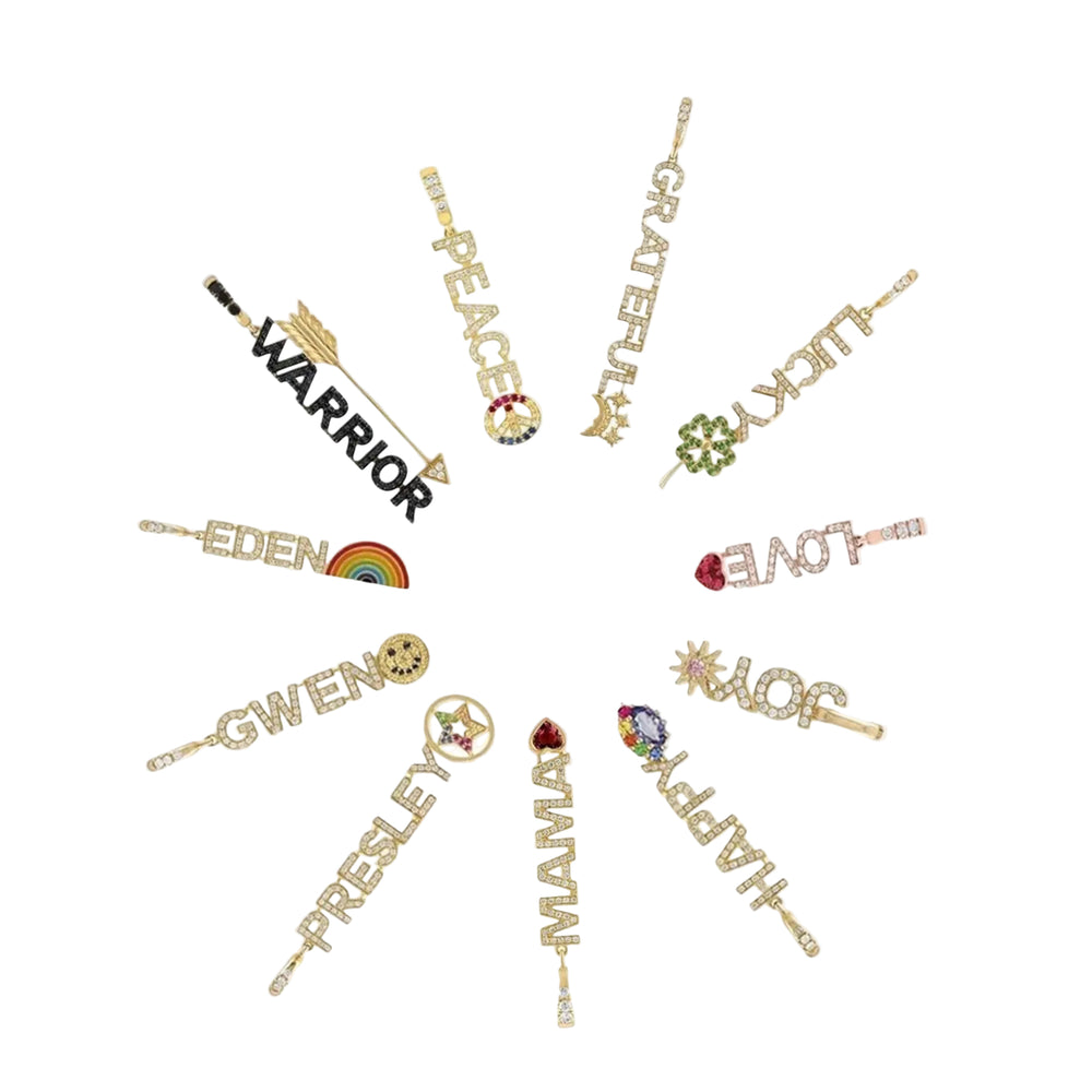 One Word Mantra Pendants by Eden Presley - At Present Jewelry