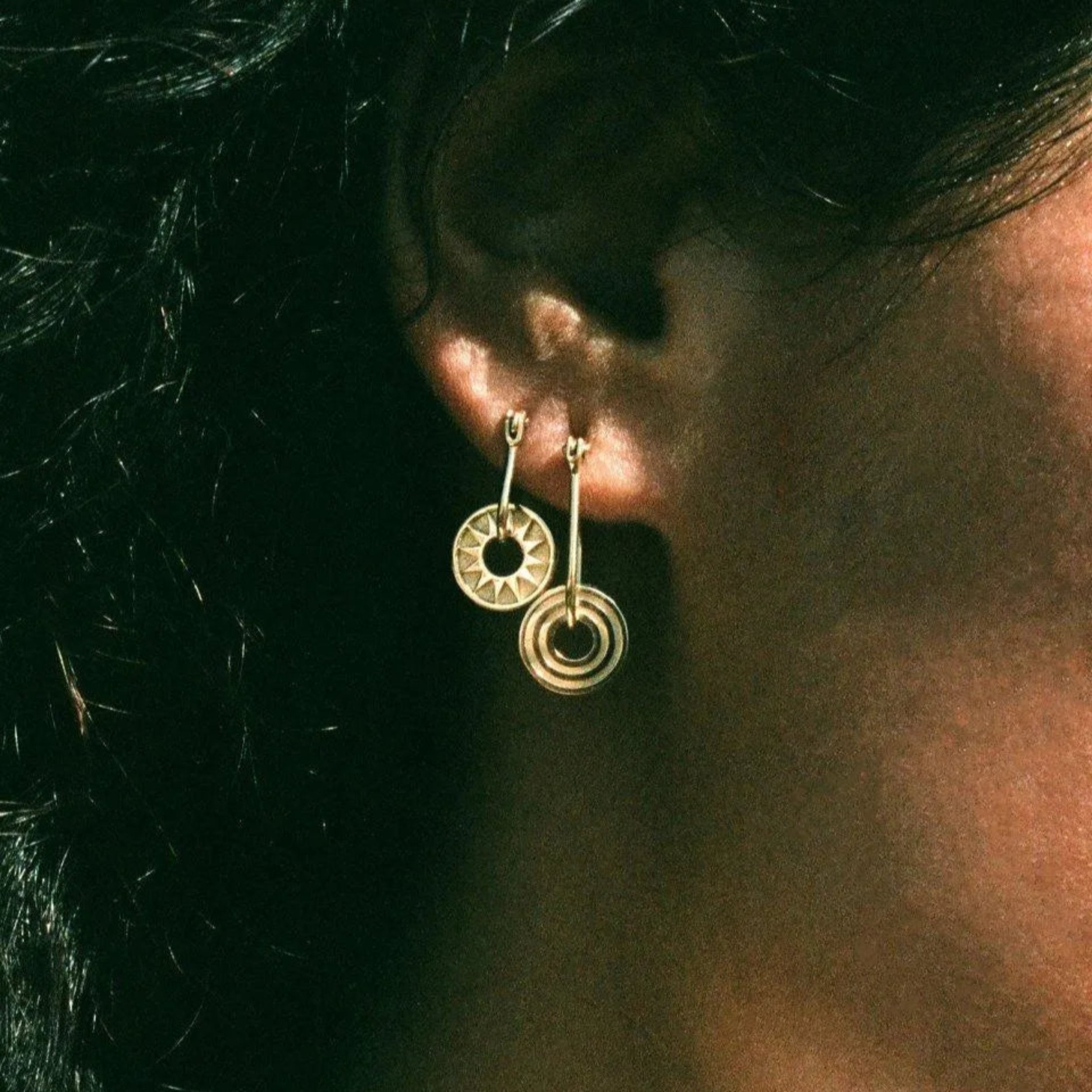 Baby Cosmos Earring by EMBLM Fine Jewelry - At Present Jewelry