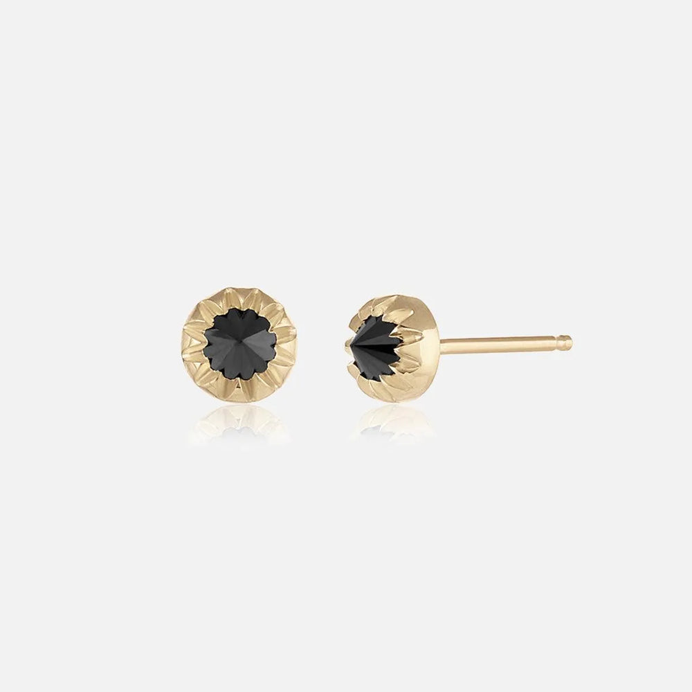 Baby Peristome Inverted Diamond Stud by EMBLM Fine Jewelry - At Present Jewelry