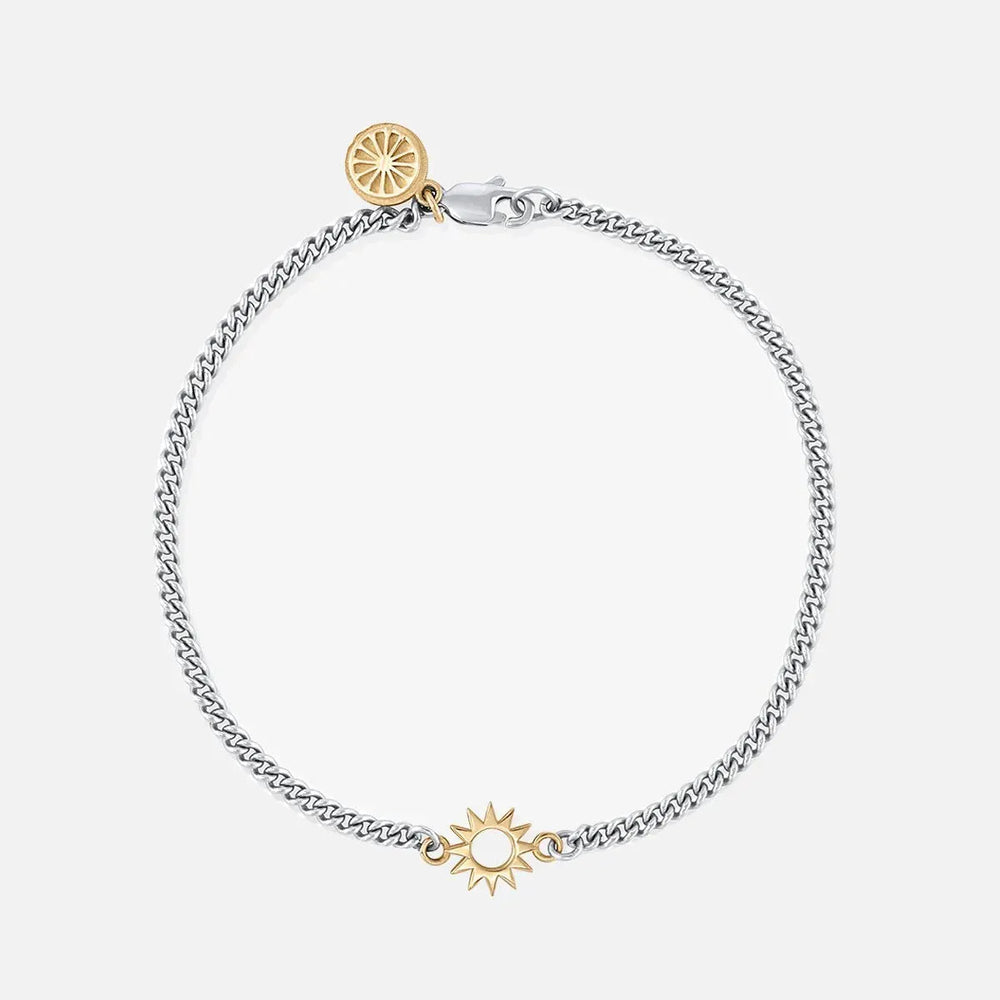 Baby Spur Chain Bracelet, Silver by EMBLM Fine Jewelry - At Present Jewelry