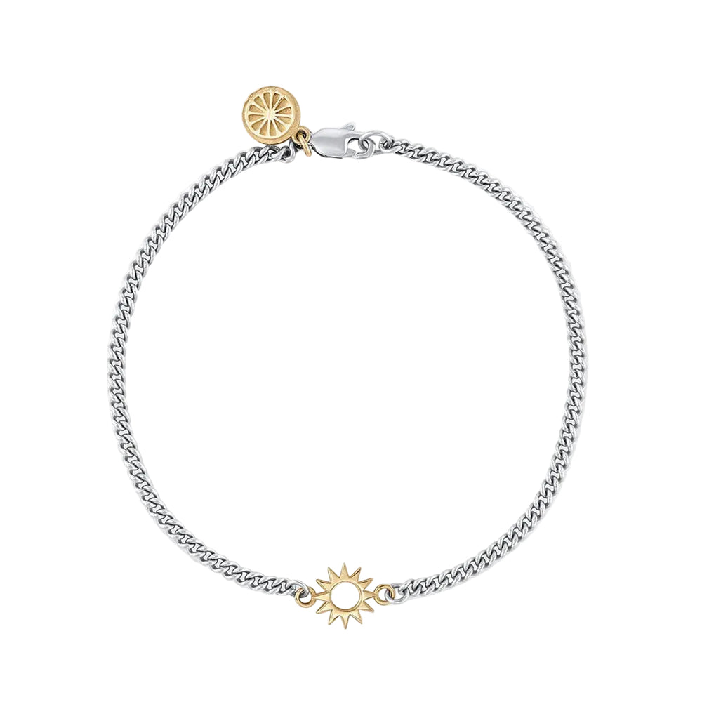 Baby Spur Chain Bracelet, Silver by EMBLM Fine Jewelry - At Present Jewelry