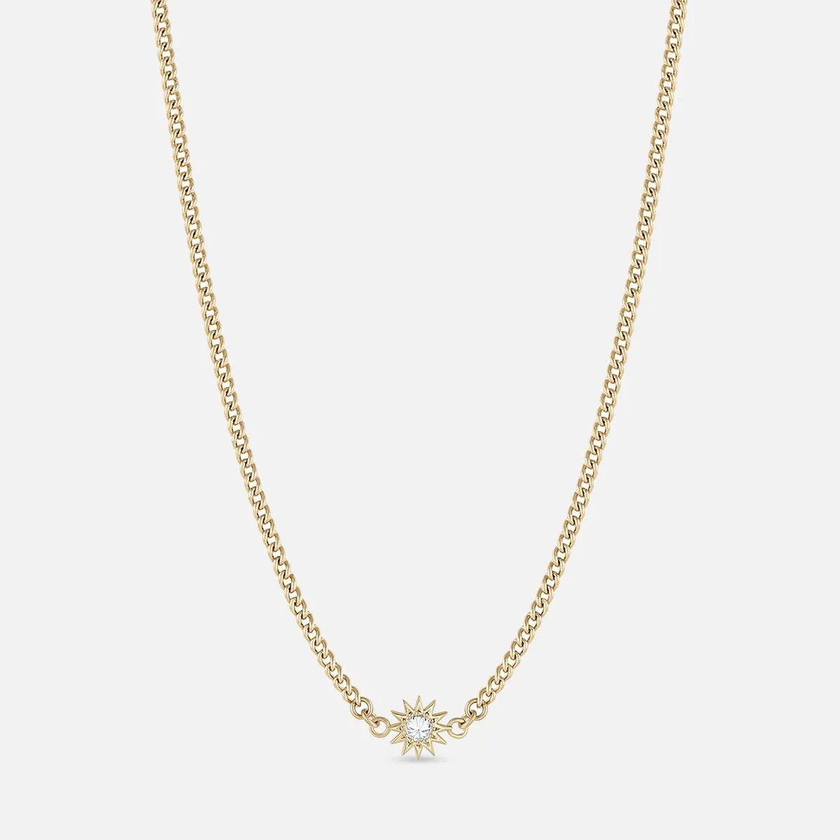 Baby Spur Chain Necklace, Gold by EMBLM Fine Jewelry - At Present Jewelry