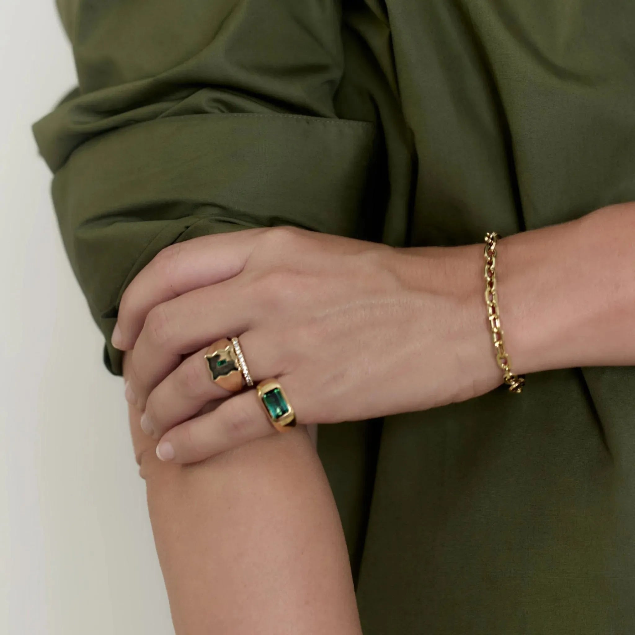 Chain Link Bracelet by EMBLM Fine Jewelry - At Present Jewelry