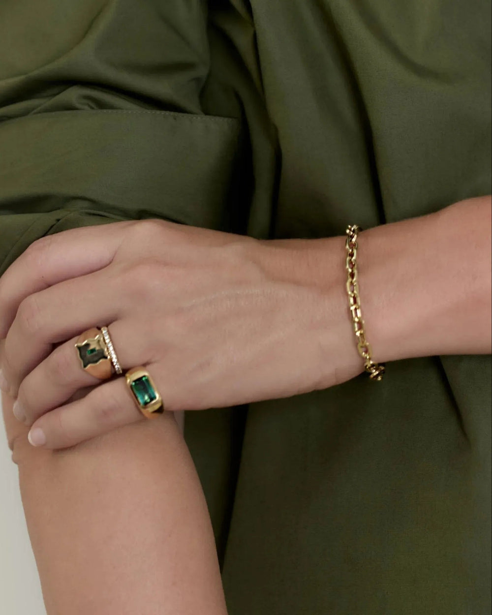 Chain Link Bracelet by EMBLM Fine Jewelry - At Present Jewelry