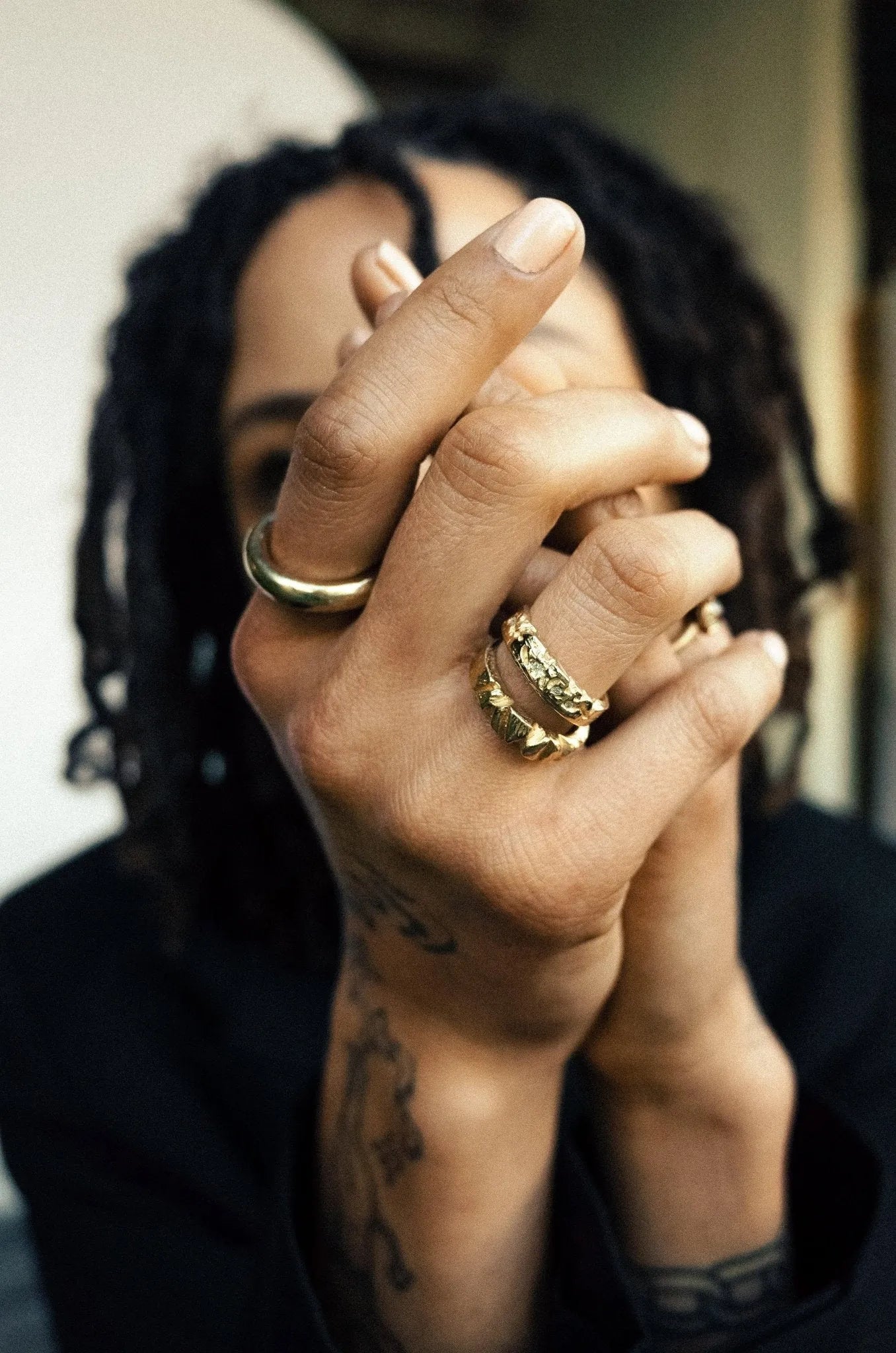 Erosion Diamond Ring by EMBLM Fine Jewelry - At Present Jewelry