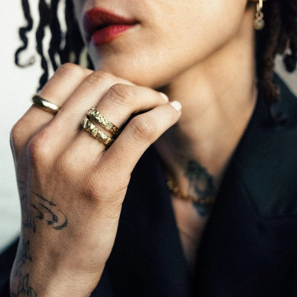 Erosion Diamond Ring by EMBLM Fine Jewelry - At Present Jewelry