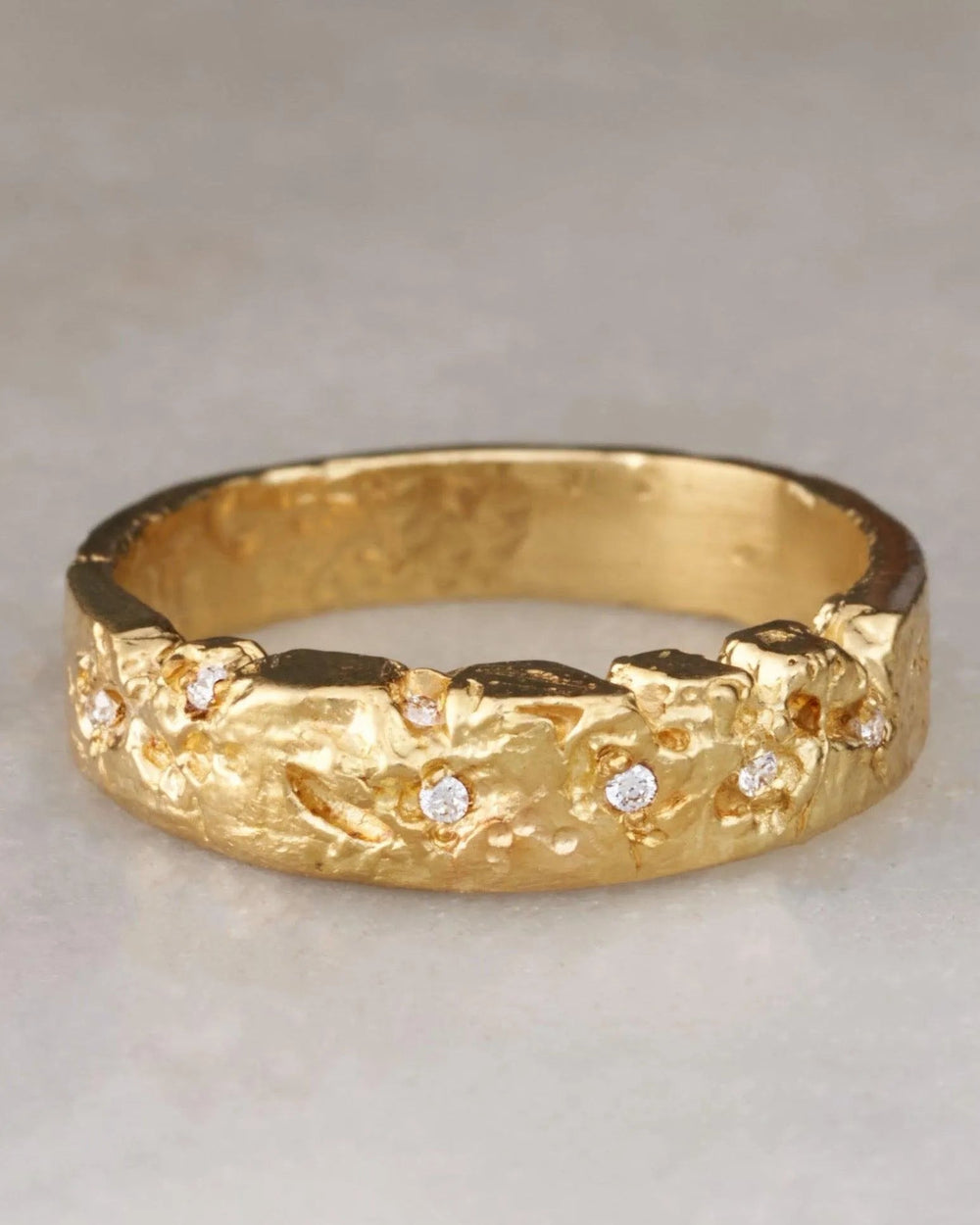 Erosion Diamond Ring by EMBLM Fine Jewelry - At Present Jewelry