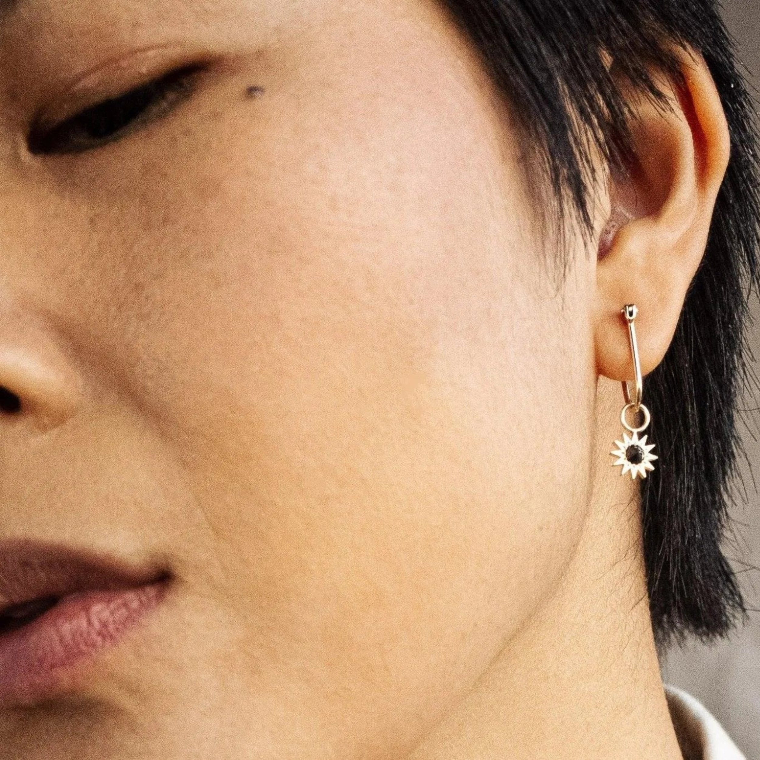 Inverted Diamond Spur Earring by EMBLM Fine Jewelry - At Present Jewelry