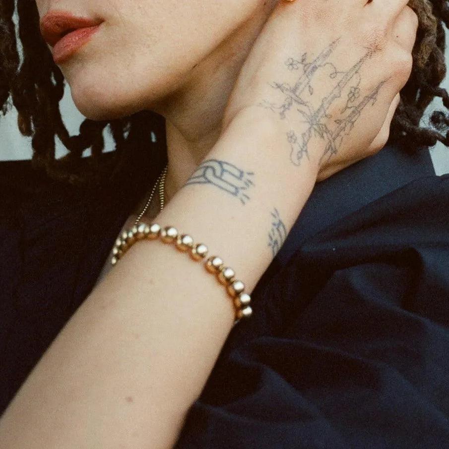 Jumbo Ball Bracelet by EMBLM Fine Jewelry - At Present Jewelry