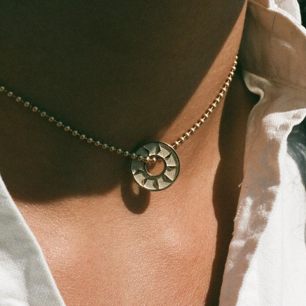 Mini Ennead Pendant by EMBLM Fine Jewelry - At Present Jewelry