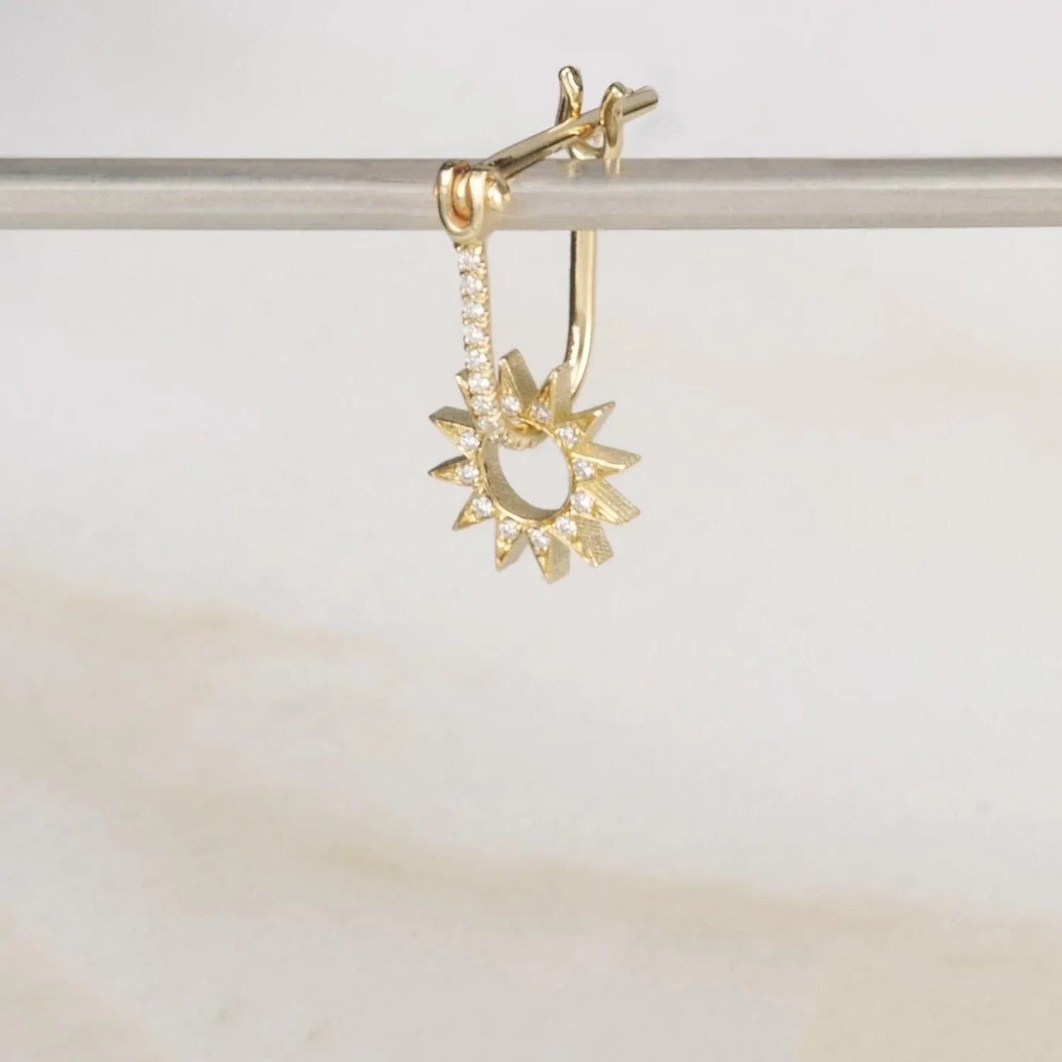 Pavé Baby Spur Earring by EMBLM Fine Jewelry - At Present Jewelry