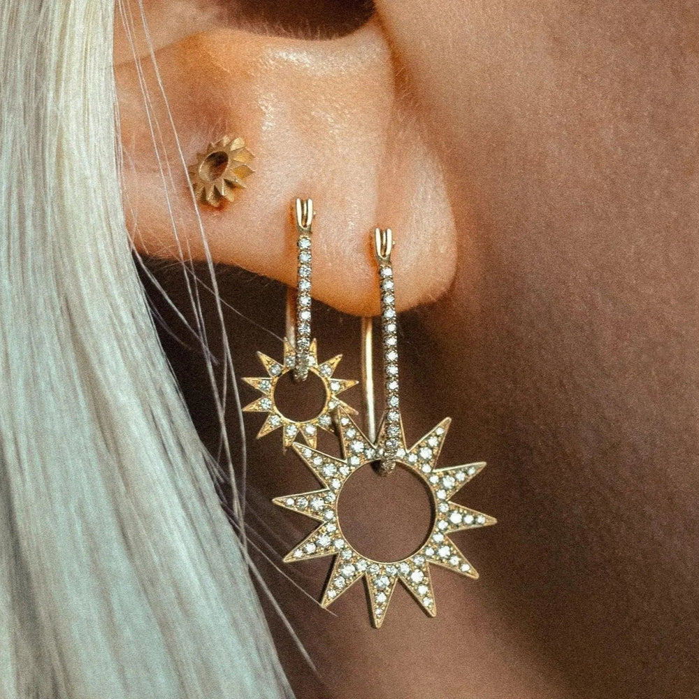 Pavé Baby Spur Earring by EMBLM Fine Jewelry - At Present Jewelry