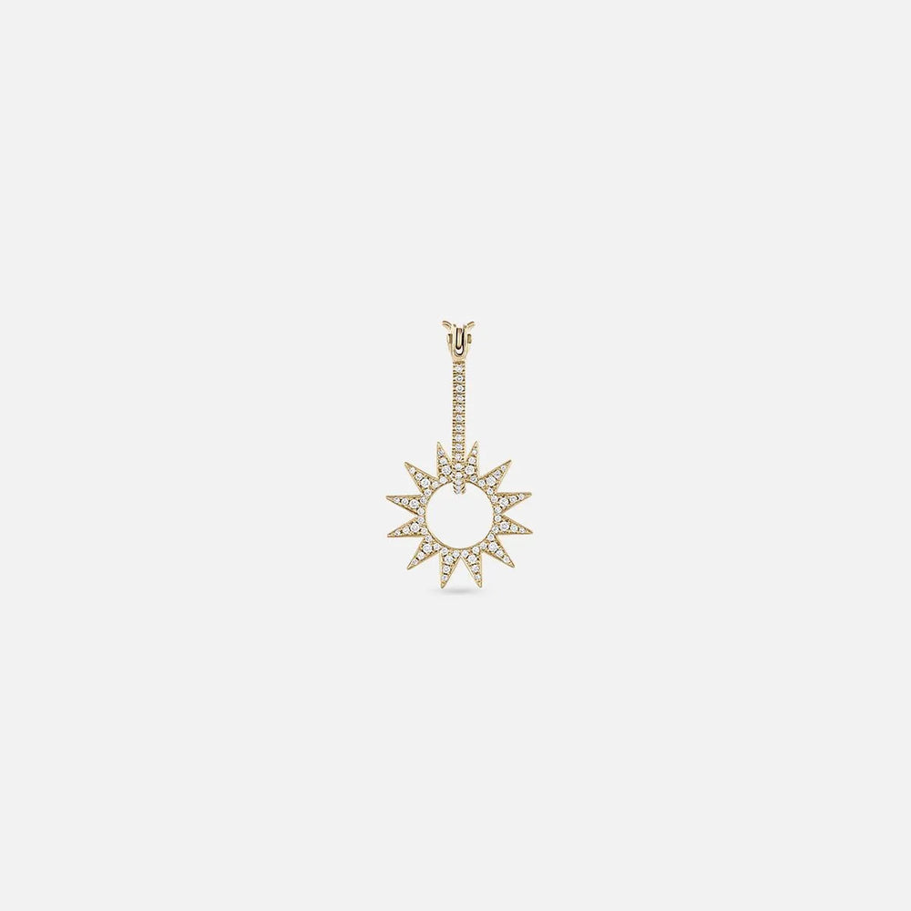 Pavé Mini Spur Earring by EMBLM Fine Jewelry - At Present Jewelry