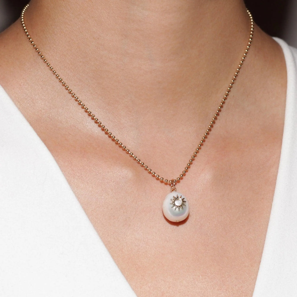 Pearl Spur Pendant by EMBLM Fine Jewelry - At Present Jewelry