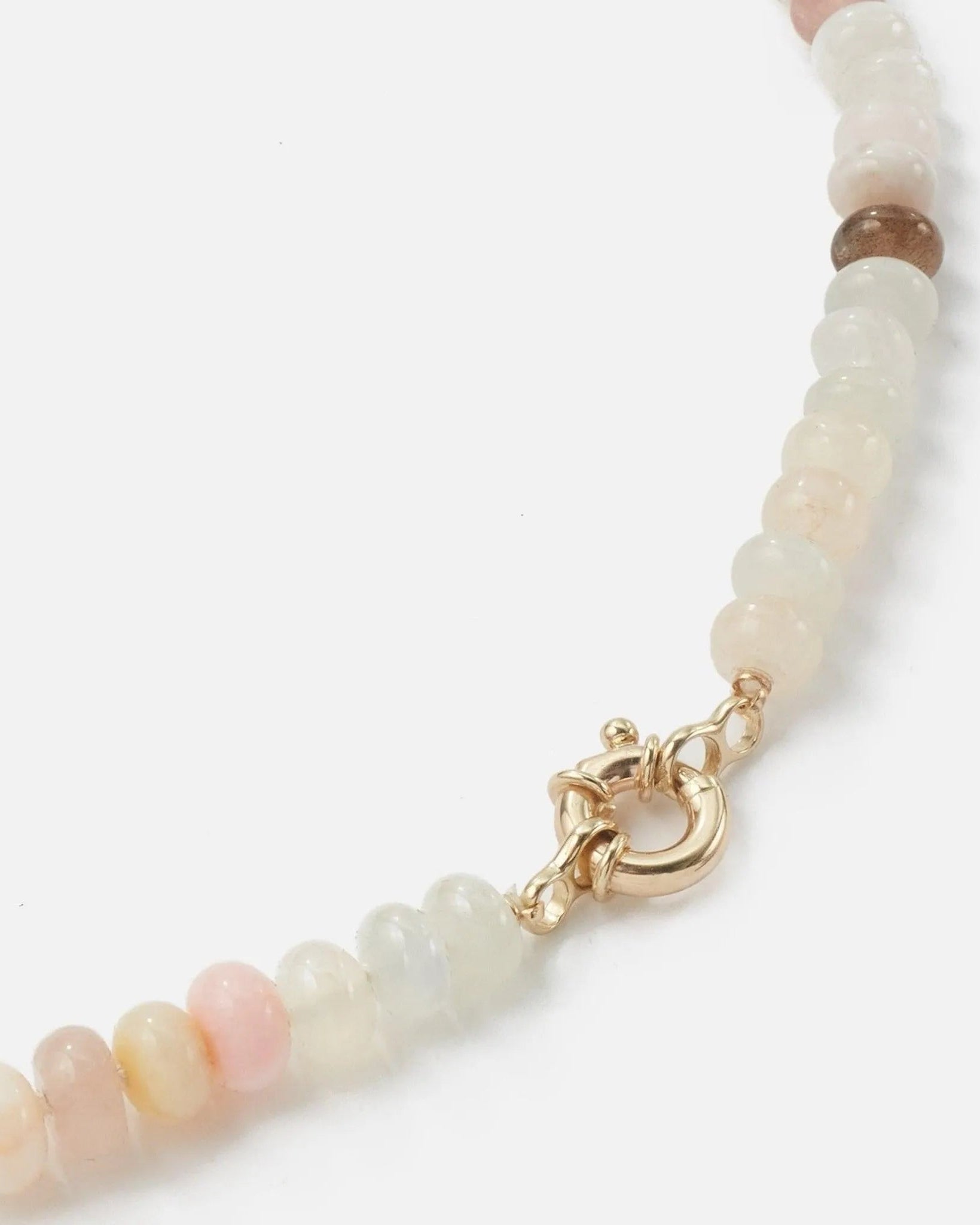 Cashmere Ombre Gemstone Necklace by Encirkled Jewelry - At Present Jewelry