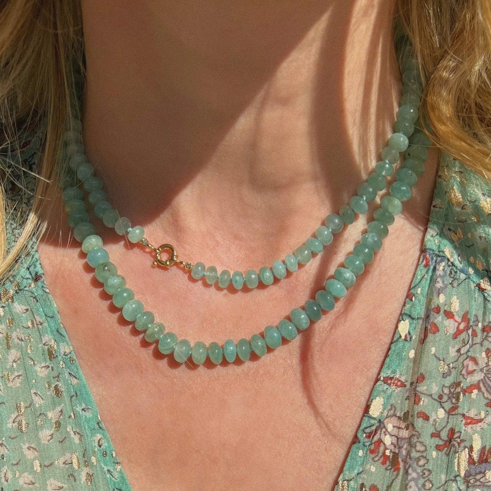 Grandidierite Necklace by Encirkled Jewelry - At Present Jewelry