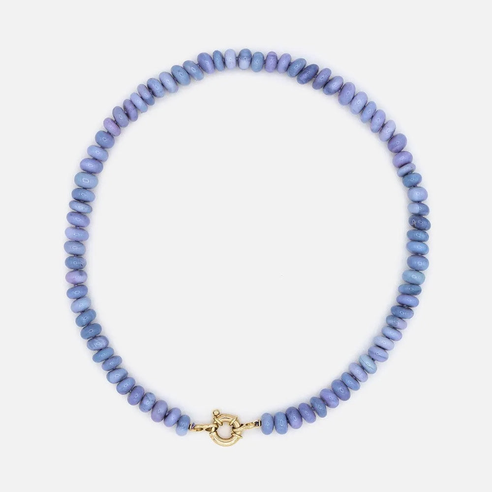 Lavender Fields Opal Necklace by Encirkled Jewelry - At Present Jewelry