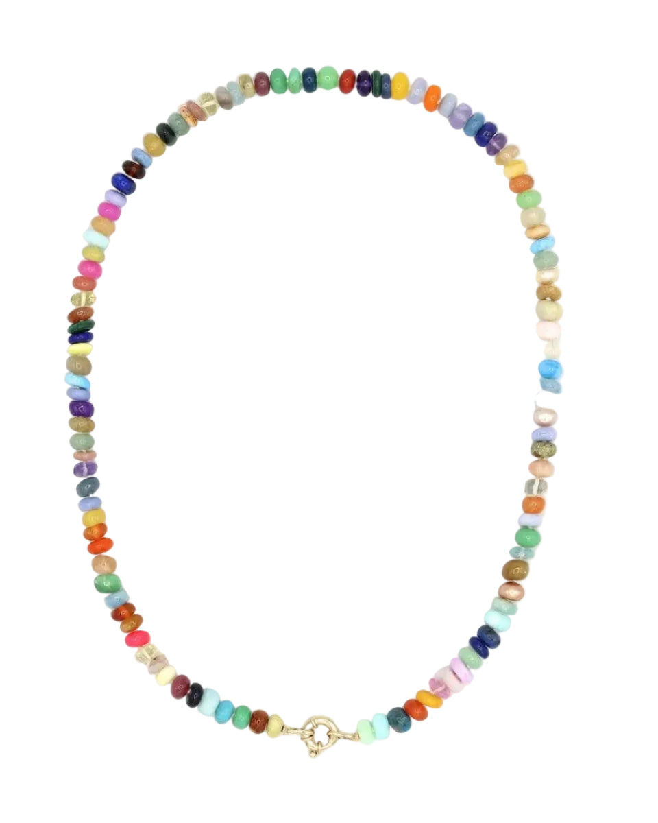 Magical Mixy Gemstone Necklace by Encirkled Jewelry - At Present Jewelry