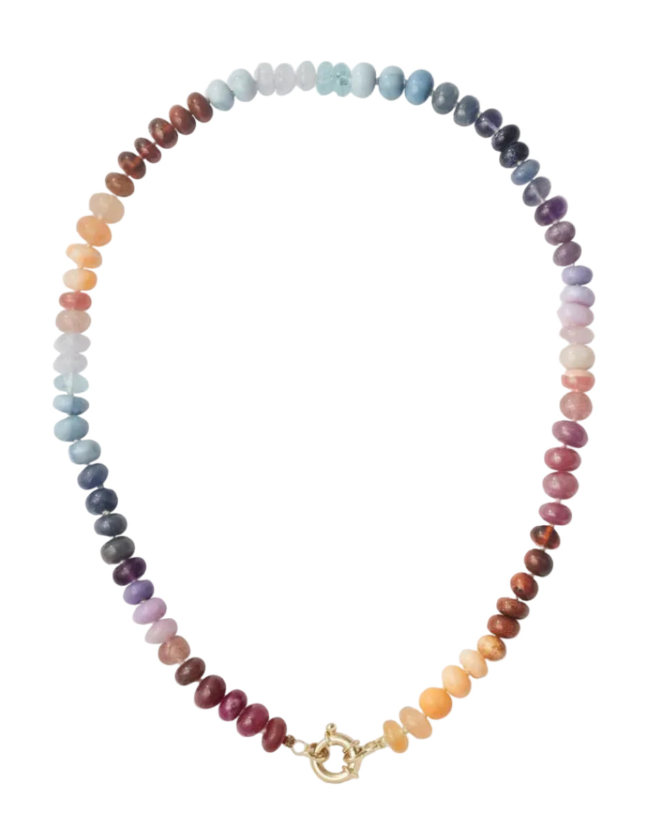 Ocean Sunset Gemstone Necklace by Encirkled Jewelry - At Present Jewelry