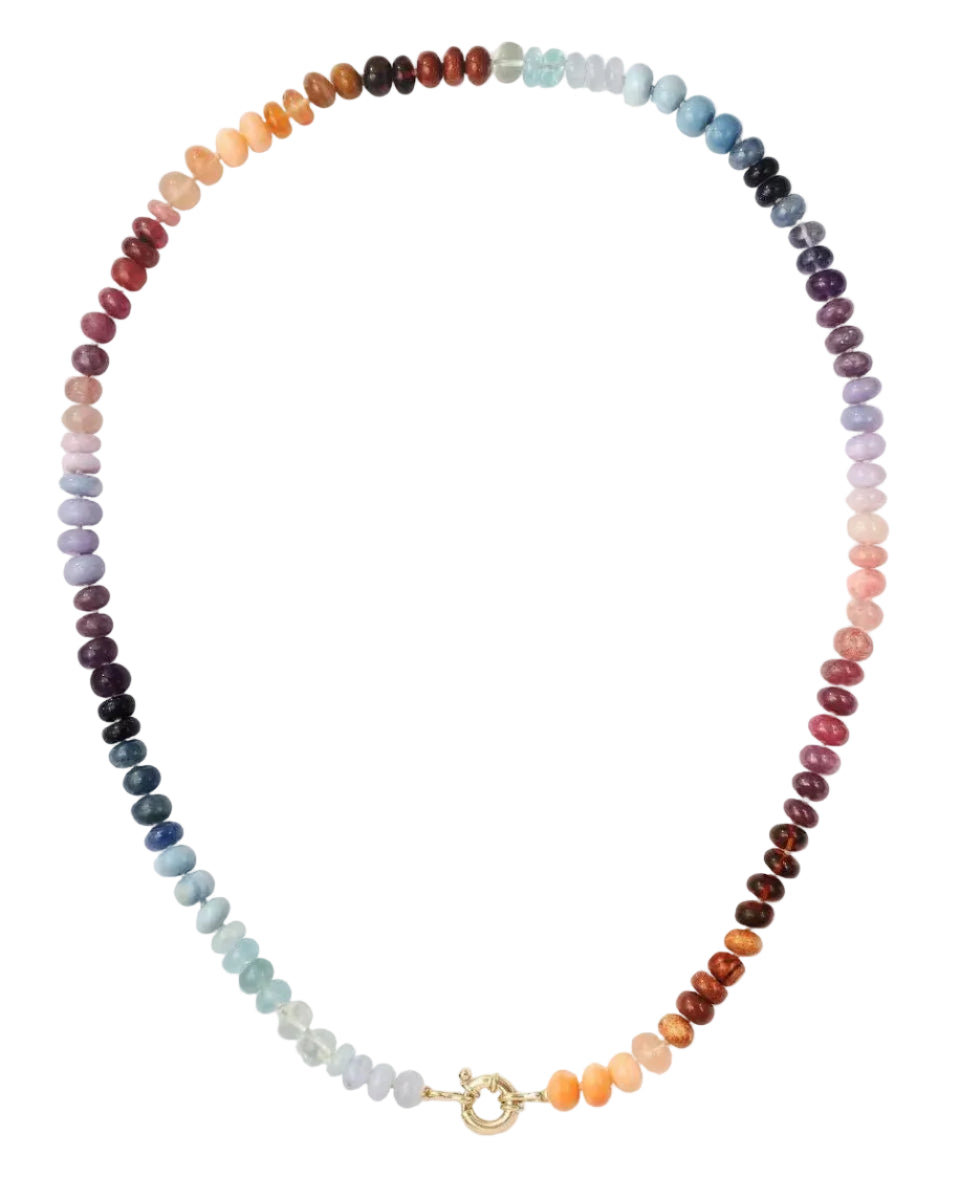 Ocean Sunset Gemstone Necklace by Encirkled Jewelry - At Present Jewelry