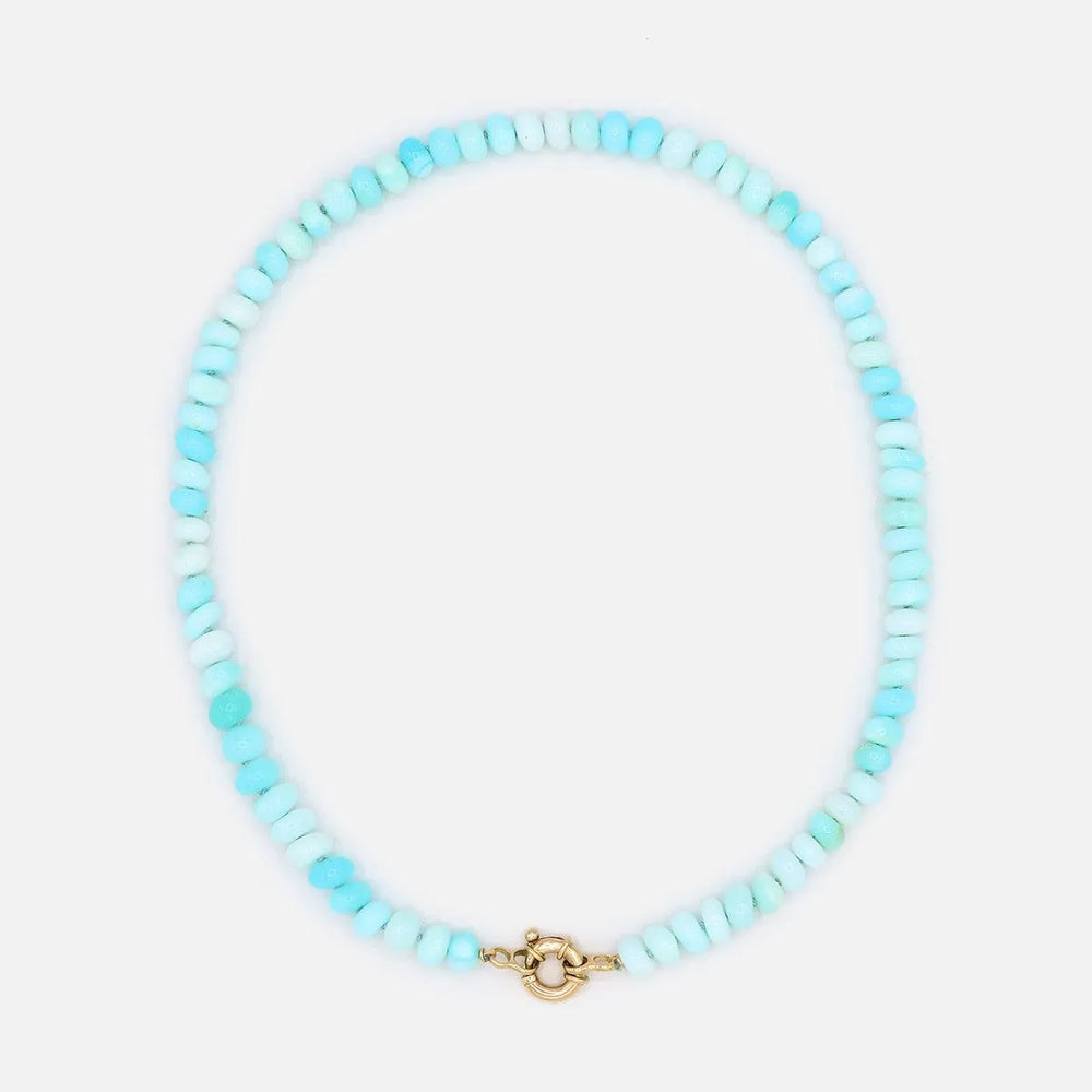 Stardust Peruvian Opal Necklace by Encirkled Jewelry - At Present Jewelry