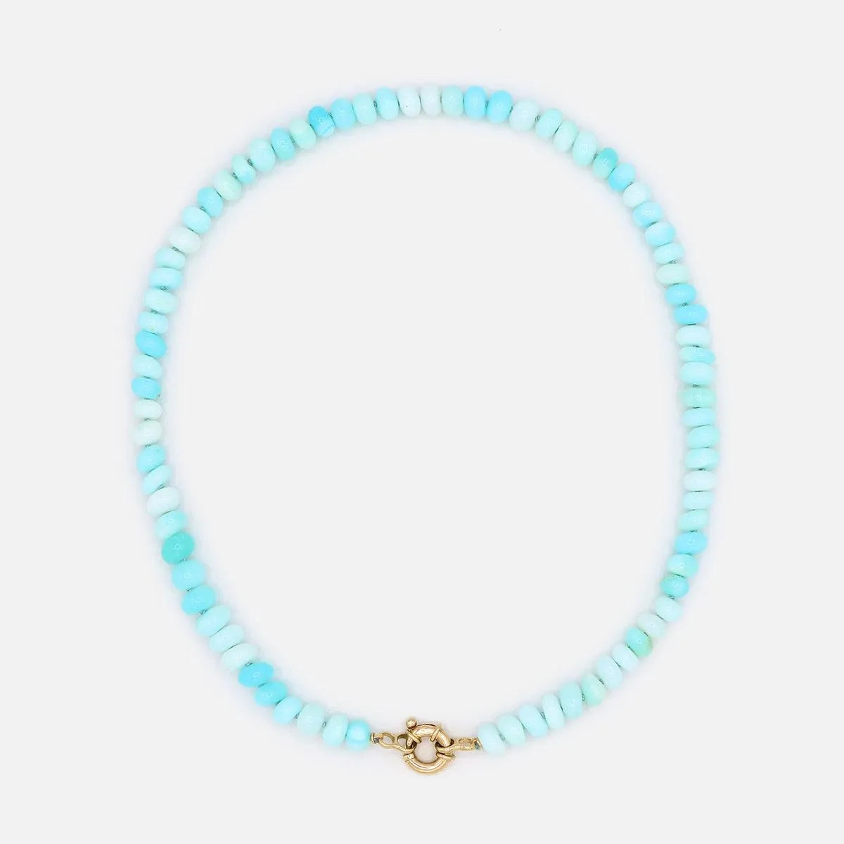 Stardust Peruvian Opal Necklace by Encirkled Jewelry - At Present Jewelry