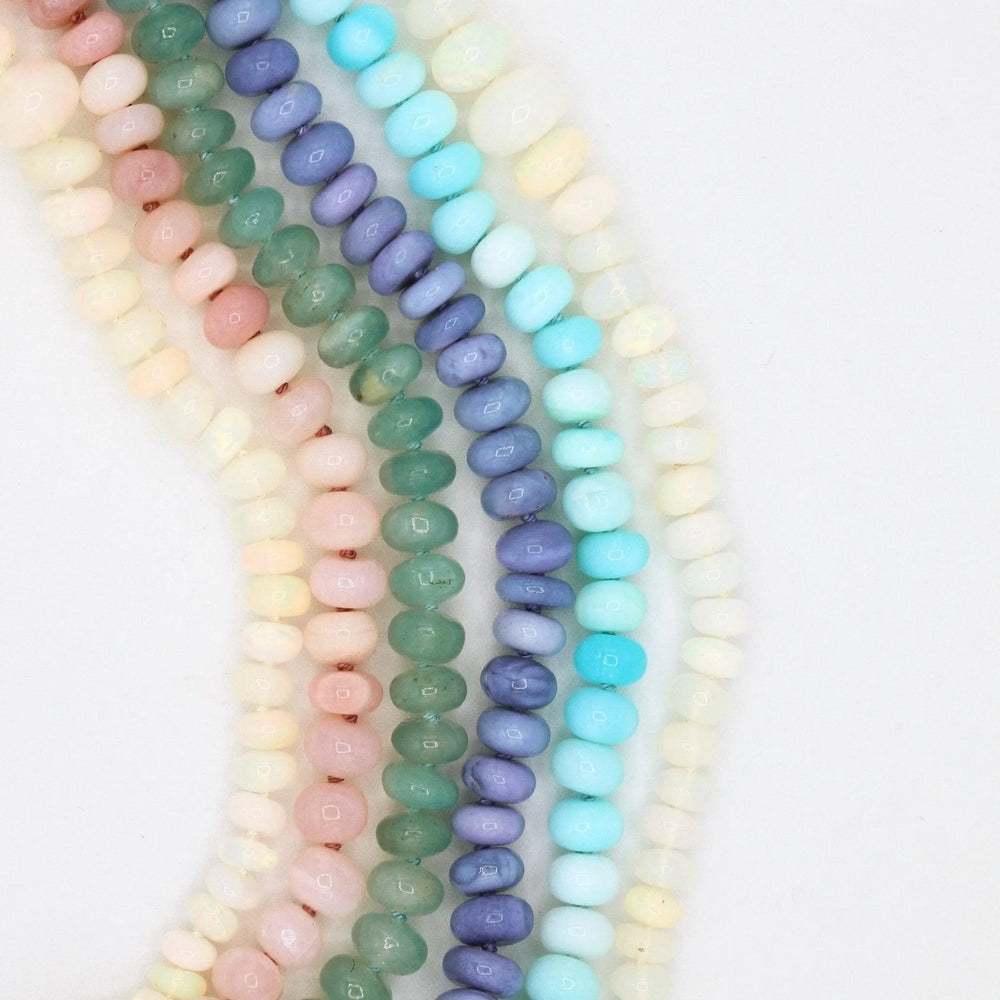 Stardust Peruvian Opal Necklace by Encirkled Jewelry - At Present Jewelry