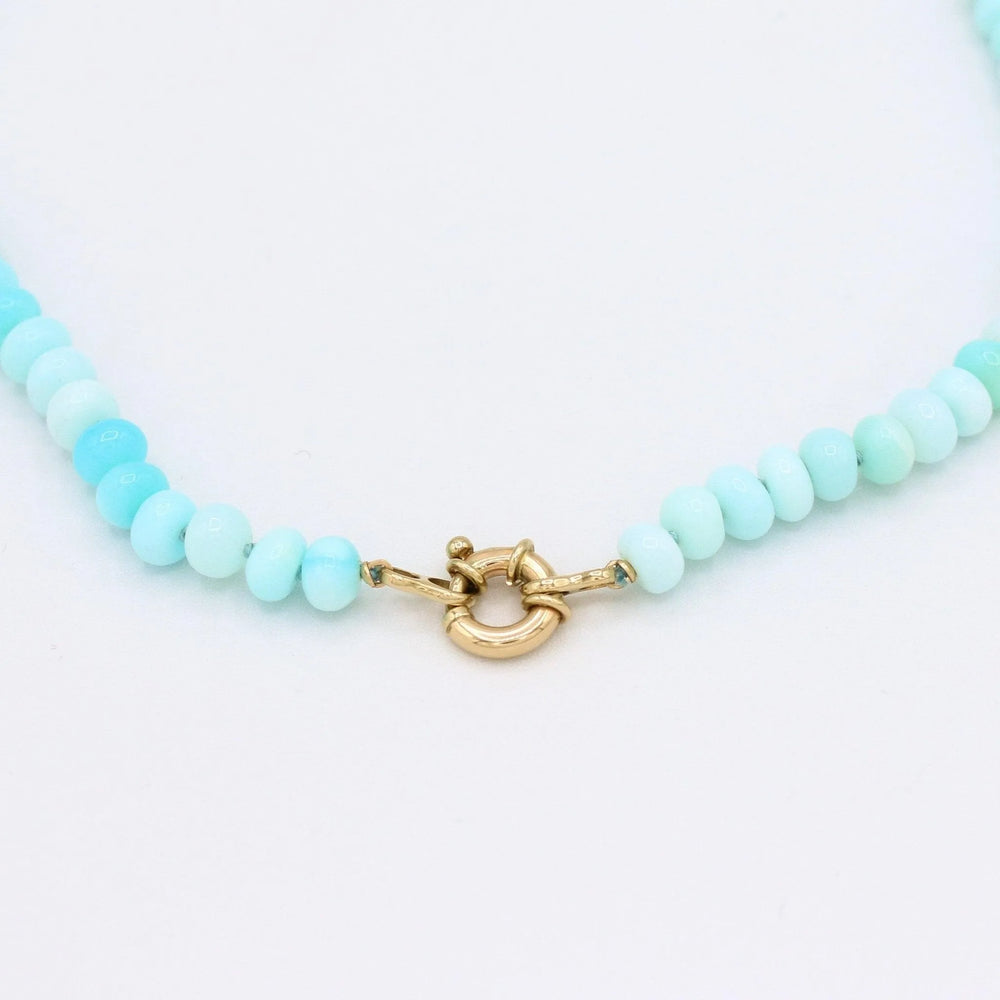 Stardust Peruvian Opal Necklace by Encirkled Jewelry - At Present Jewelry