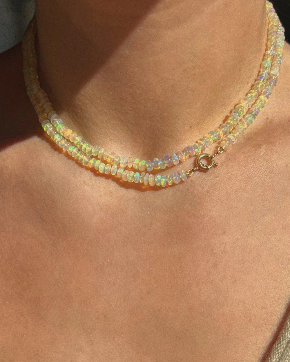 Twilight Opal Necklace by Encirkled Jewelry - At Present Jewelry