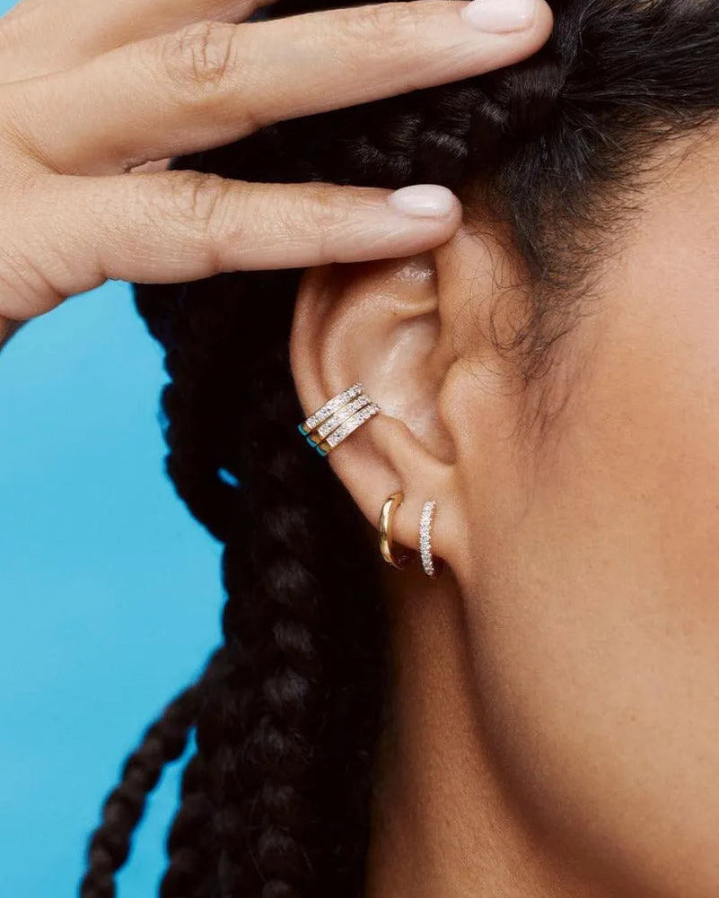 Diamond Ear Cuff by Eriness - At Present Jewelry