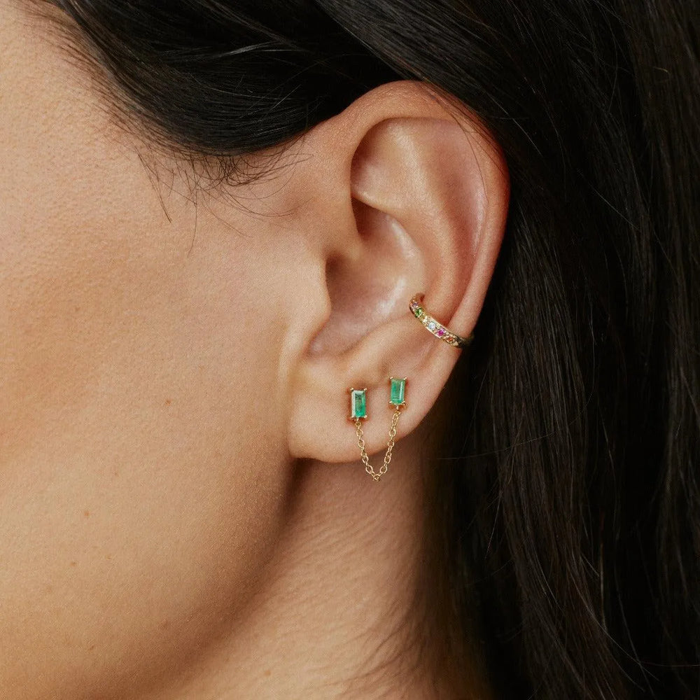 Gemstone Ear Cuff by Eriness - At Present Jewelry