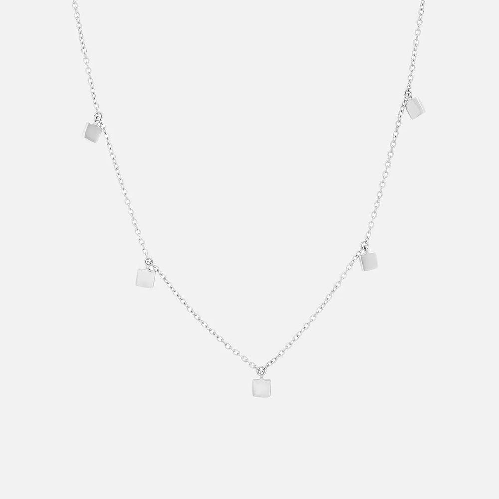 Mini Square Necklace by Eriness - At Present Jewelry