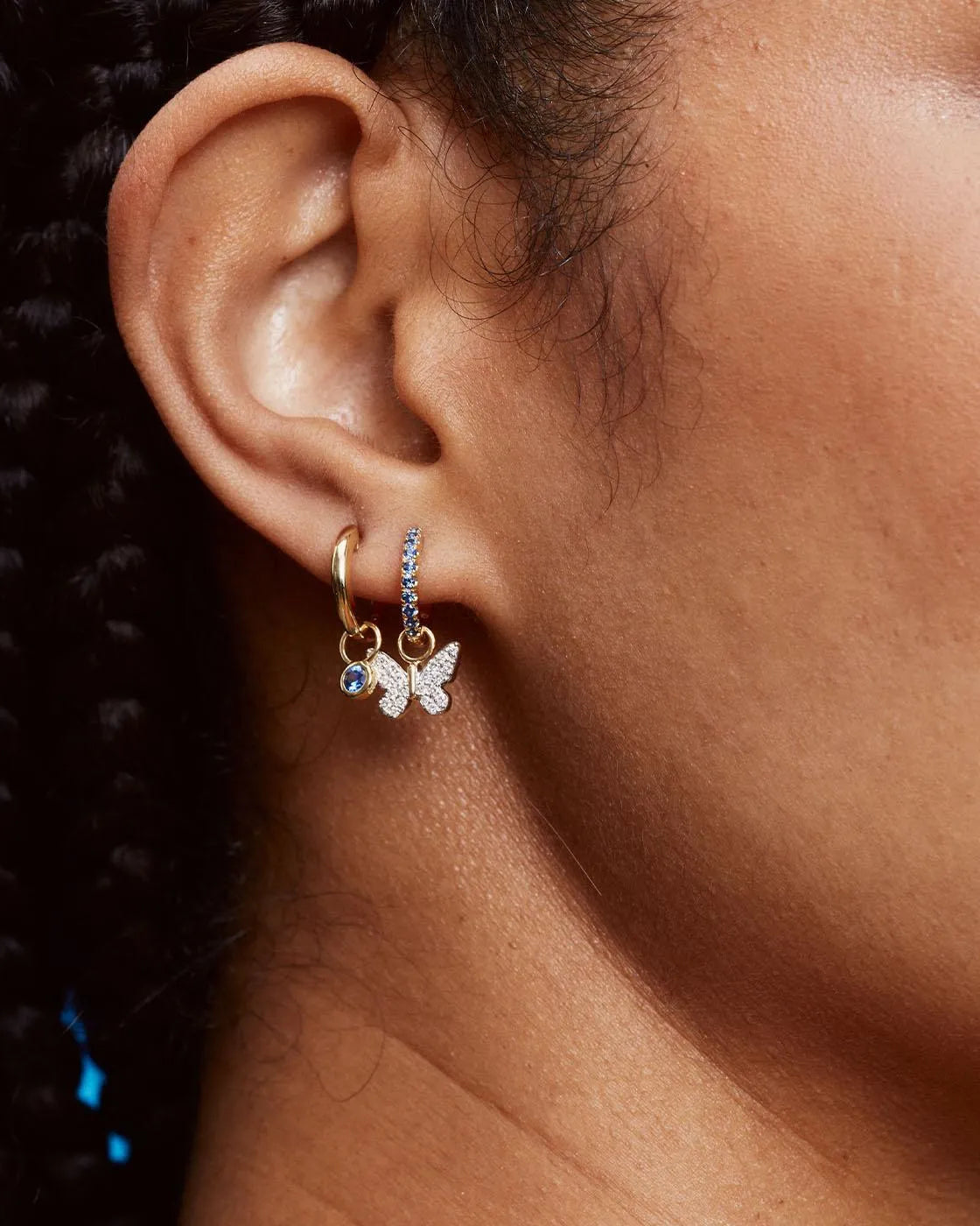 Standard Gemstone Huggies by Eriness - At Present Jewelry