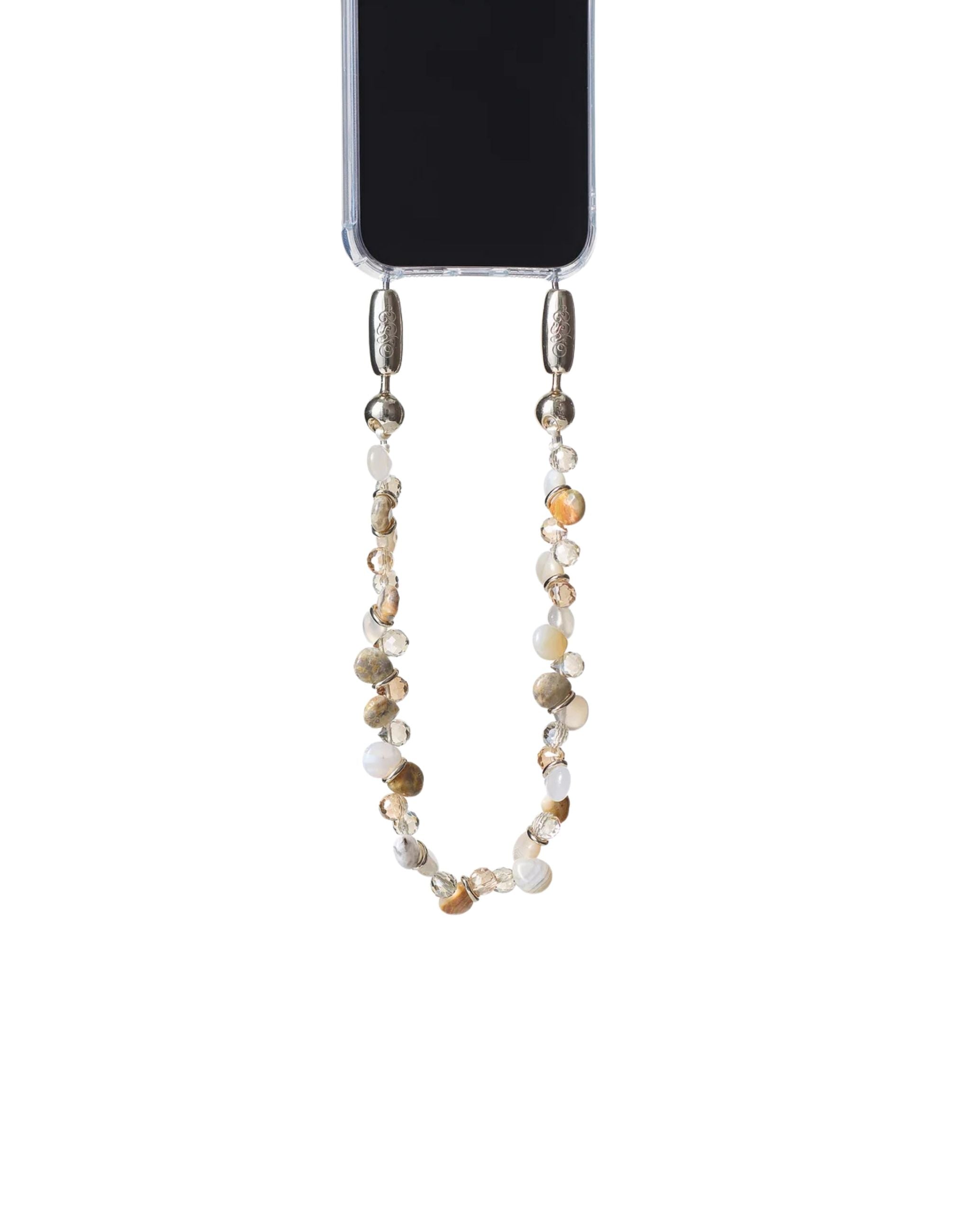 Linked Teardrop Gemstone Wristlet