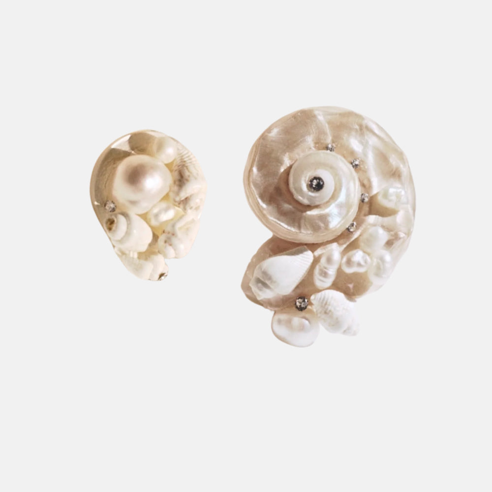 Seashell Earrings by Anita Berisha - At Present Jewelry