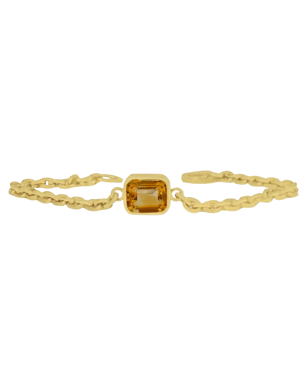 18k Lion Bracelet, Citrine by ELIBURCH - At Present Jewelry